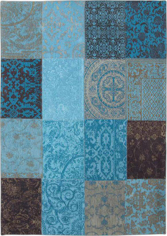 Multi Turquoise Rug 170 X 240
