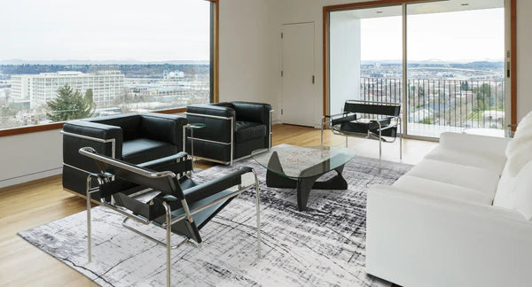 Metro B&W Rug 140 X 200