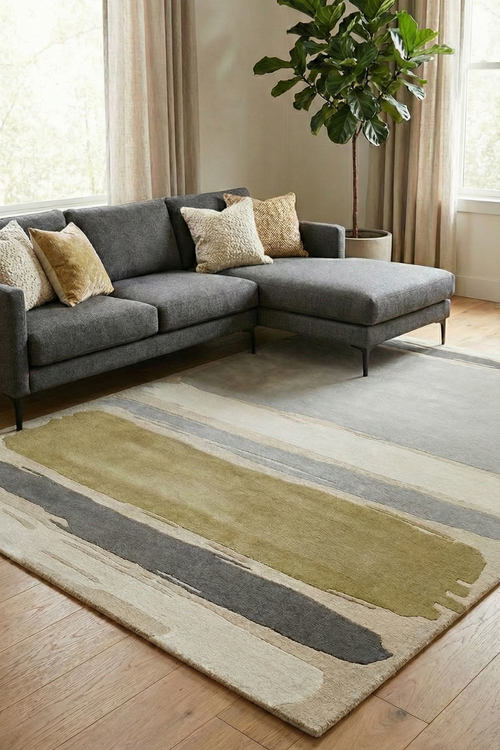 Abstract Linden Rug 140 X 200