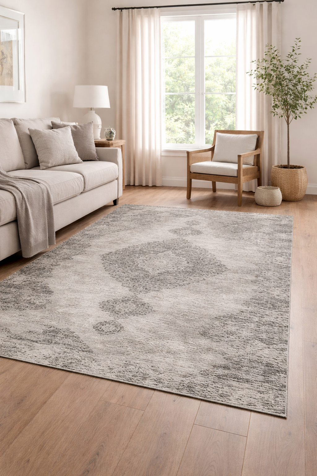 Altay Silver Rug 160 X 230