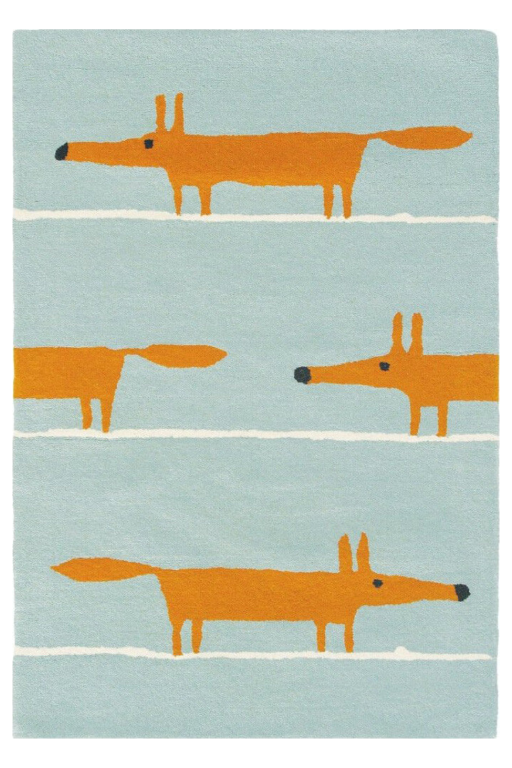 Fox Aqua Rug 140 x 200