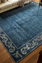 Frame Navy Luxury Rug 150 X 240
