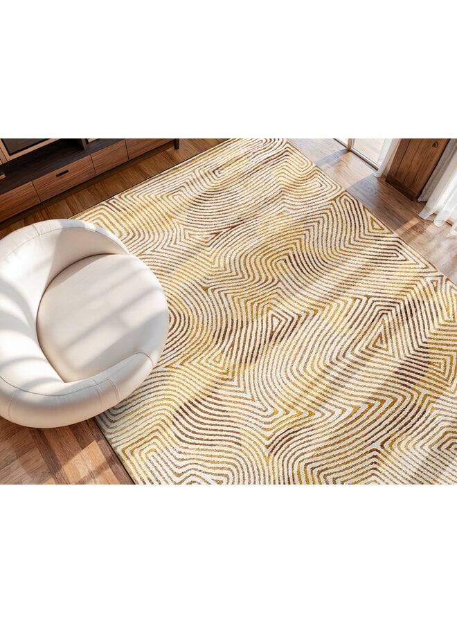 Yellow Hippy Rug